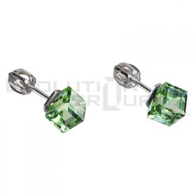 Ohrringe mit Swarovski Elements 31030.3 peridot