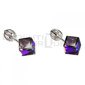 Ohrringe mit Swarovski Elements 31030.5 heliotrope