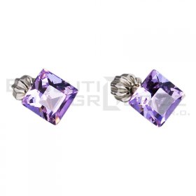 Ohrringe mit Swarovski Elements 31065.3 violet