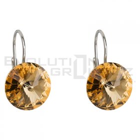 Ohrringe mit Swarovski Elements 31106.3 lt.colorado topaz