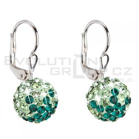 Ohrringe mit Swarovski Elements 31110.3 emerald