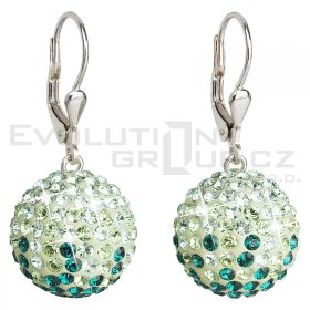 Ohrringe mit Swarovski Elements 31116.3 emerald