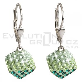 Ohrringe mit Swarovski Elements 31117.3 emerald