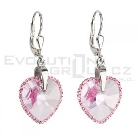 Ohrringe mit Swarovski Elements 31148.3 rosaline