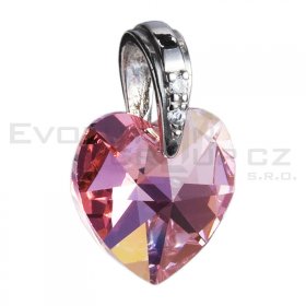 Anhnger mit Swarovski Elements 34003.4 light rose ab