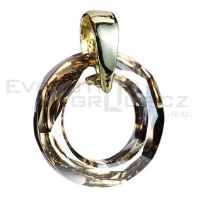 Anh�nger Swarovski ELEMENTS 34057.5 gold shadow calvsi AU