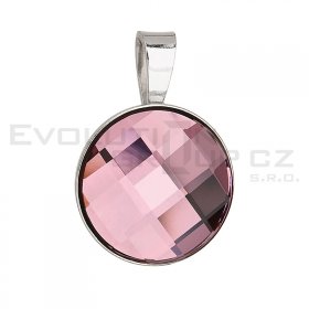 Anhnger mit Swarovski Elements 34144.3 antik pink