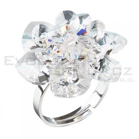 Ring mit Swarovski Elements 35012.1 kristall