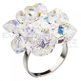 Ring mit Swarovski Elements 35012.2 kristall ab