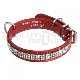 Ps obojek se Swarovski ELEMENTS 37002.1 erven