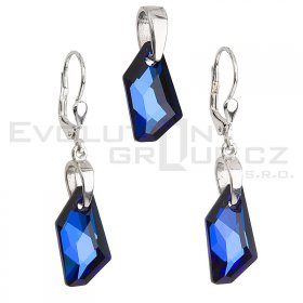 Souprava se Swarovski ELEMENTS 39039.5 bermuda blue