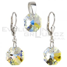 Souprava se Swarovski ELEMENTS 39055.2 kristall ab