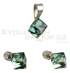 Souprava se Swarovski ELEMENTS 39068.3 peridot