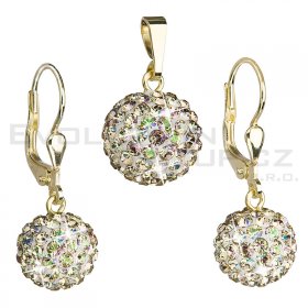 Souprava se Swarovski Elements 39072.6 luminous green