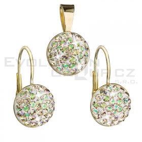 Souprava se Swarovski Elements 39086.6 luminous green