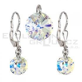 Souprava se Swarovski Elements 39090.2 kristall AB