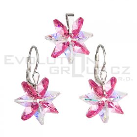 Souprava se Swarovski Elements 39092.3 rose